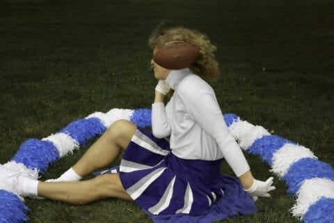 Self Portrait as my Mother as a Cheerleader