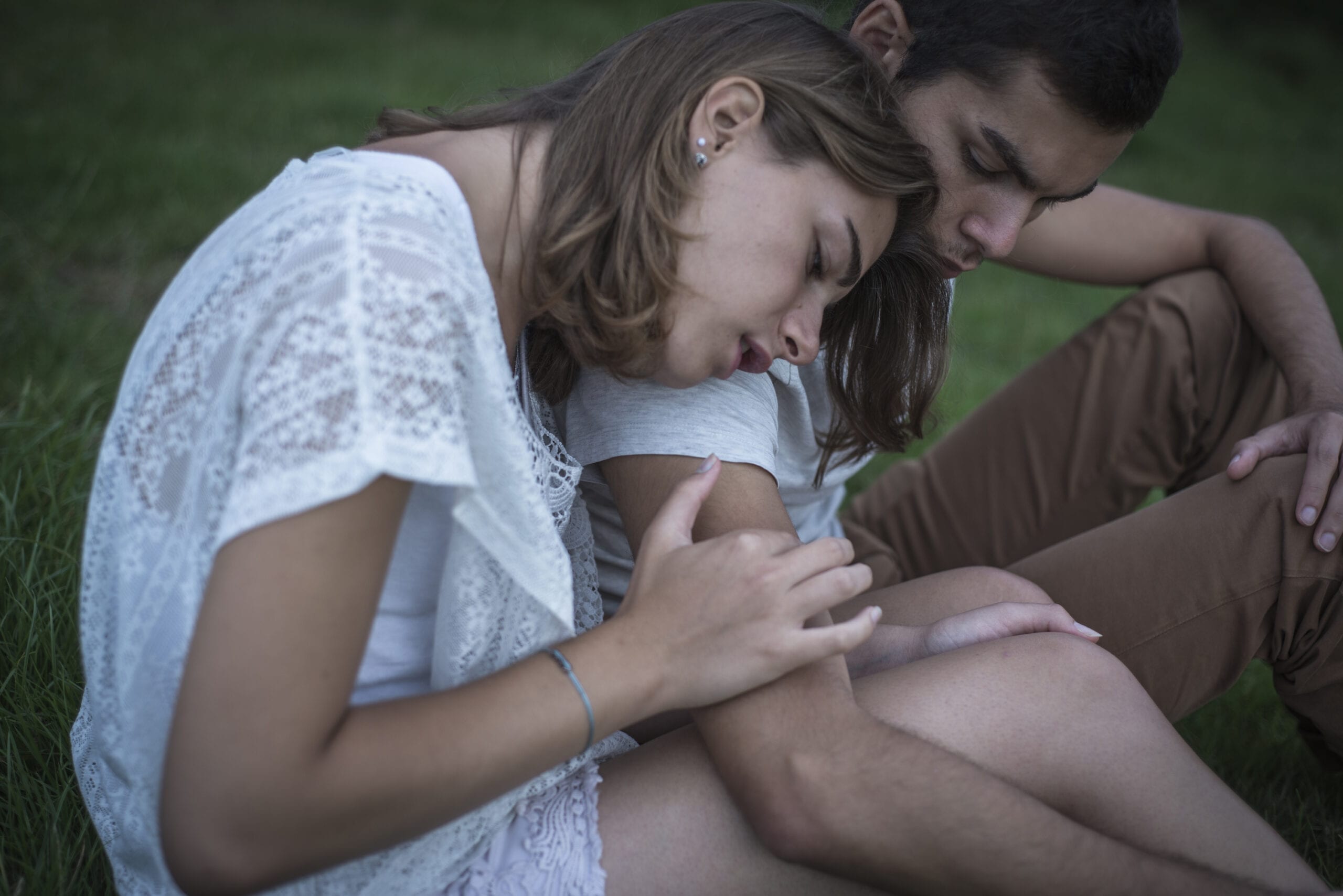 Mélanie, transgender and her boyfriend, father and family, Quimper (2015)